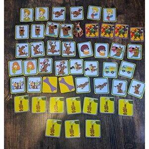 1999 Scooby Doo Get That Dog Cartoon Network Matching Game Incomplete set
